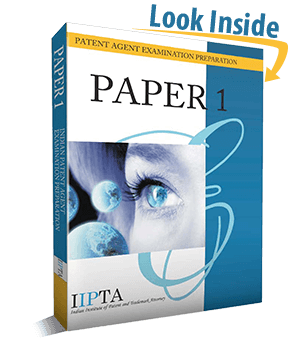 Patent Agent Exam study material by IIPTA Paper 1 objective question book free pdf sample download